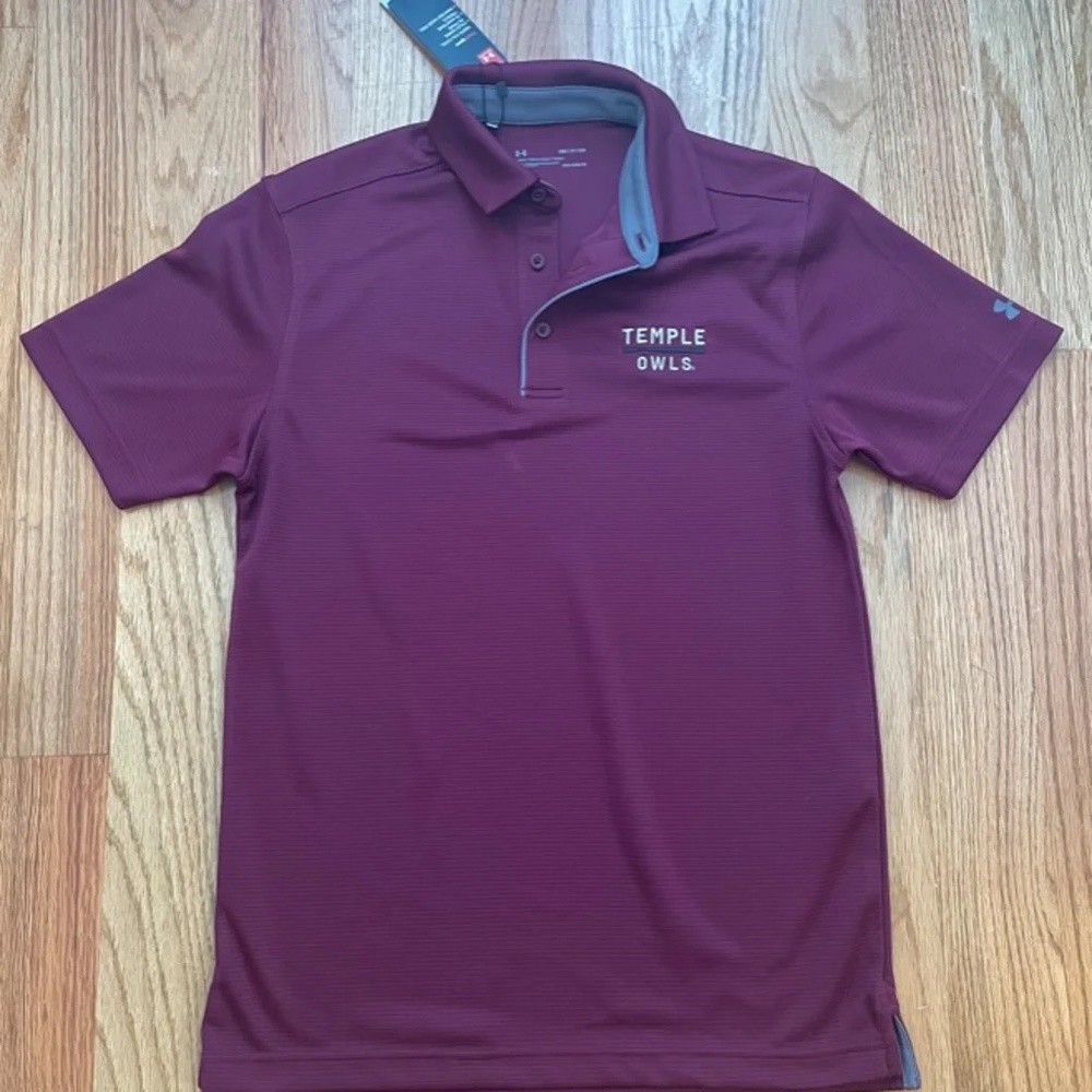 Men's Under Armour Temple Owls S polo